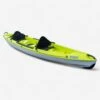 BORNEO TAHE RIGID TOURING CANOE-KAYAK, BACKREST, 2 ADULT SEATS AND 1 CHILD SEAT