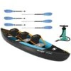 Sevylor Montreal 3 Person Inflatable Kayak Kit With Paddles & Pump