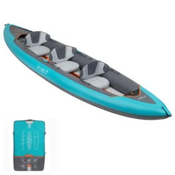Nomad Kayaks 7 X100 2/3 PERSON Drop-Stitch Floor TOURING INFLATABLE KAYAK - TURQUOISE