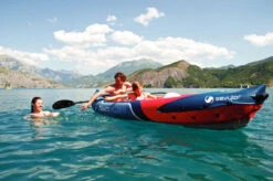 Sevylor Tahiti Plus 3 Person Inflatable Kayak Kit With 3 Paddles And Pump -Nomad Kayaks k232302ec0543c511432a832d6a471619