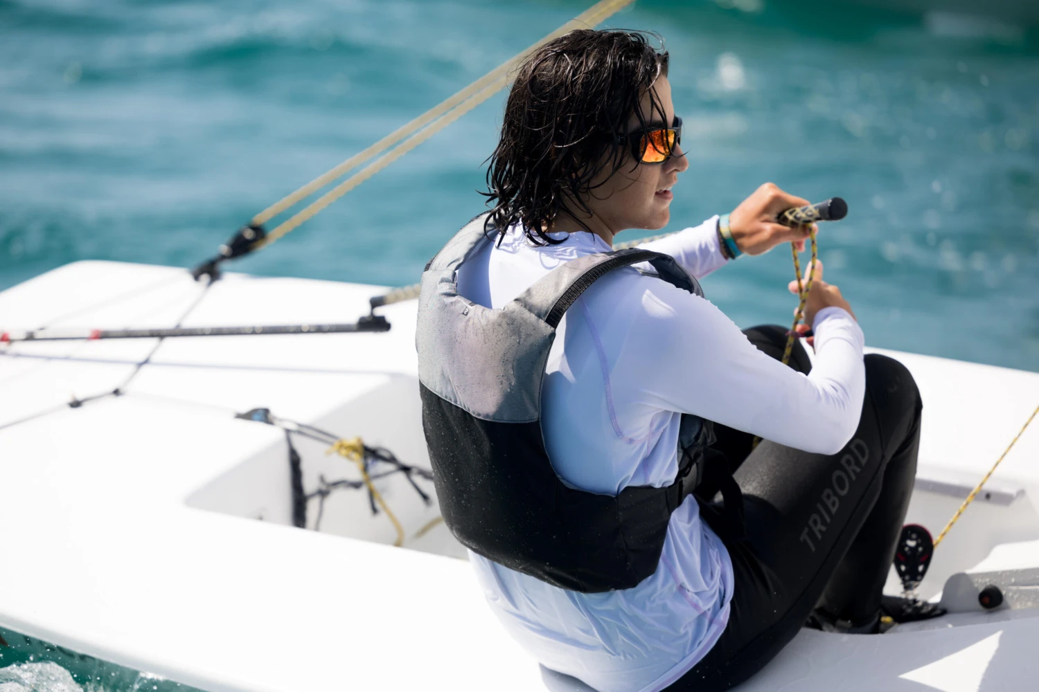 Tribord Buoyancy Life Jacket BA 50 Newtons Sailing Club Black. 5 Tribord Buoyancy Life Jacket BA 50 Newtons Sailing Club Black. - Image 5