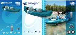 Sevylor Tahaa Kit 2 Person Inflatable Touring Kayak -Nomad Kayaks k2d701f2be9660464c3769db1b5811e27