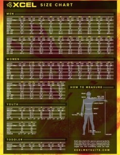 Xcel 4/3 Mens Axis X X2 Wetsuit Black -Nomad Kayaks k379b5618997d249658215b915c3c7219