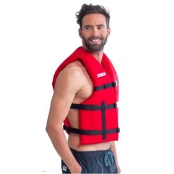 JOBE Universal Life Vest Adult (50N) - Red -Nomad Kayaks k53d27fcfb999a83246d31b8684660e1f