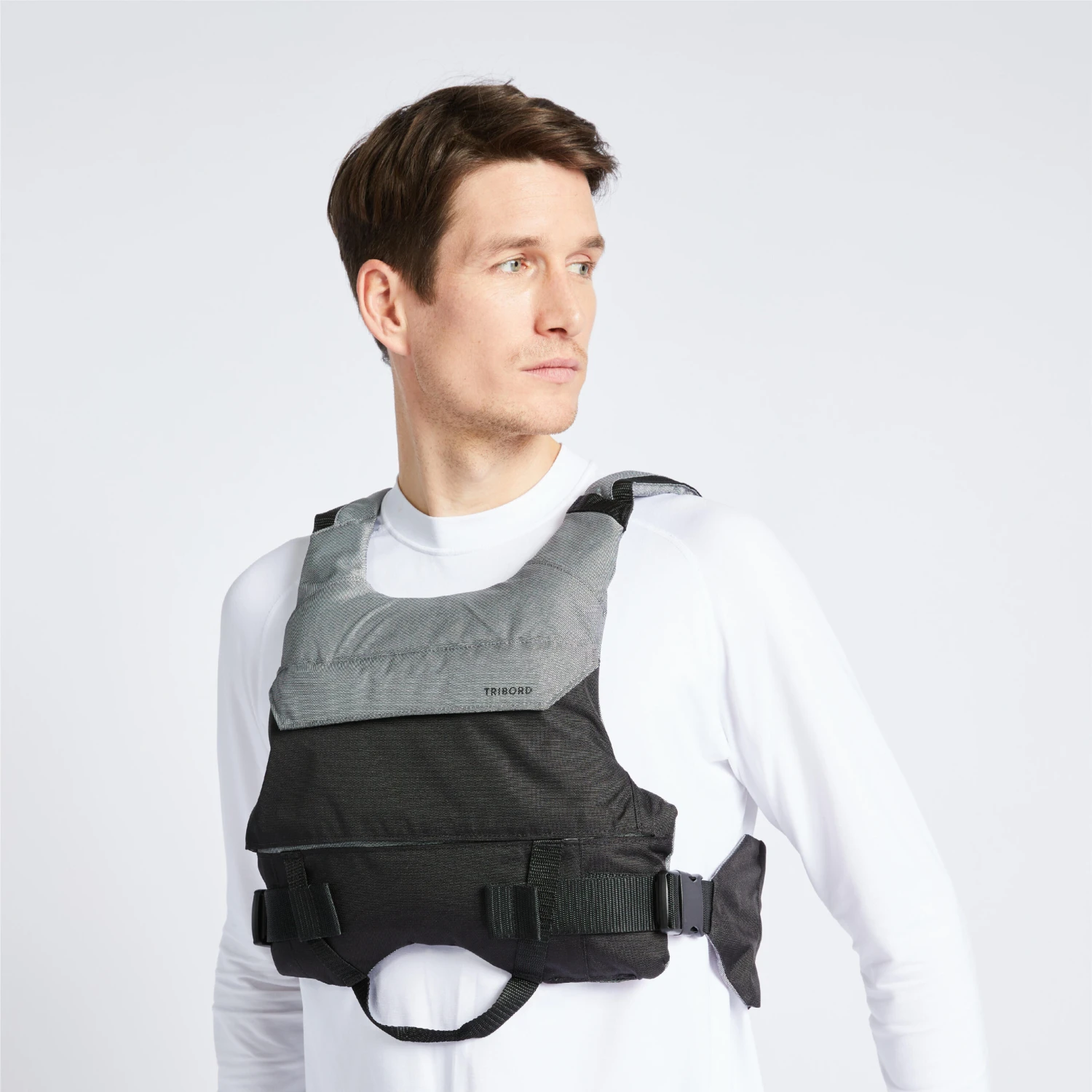 Tribord Buoyancy Life Jacket BA 50 Newtons Sailing Club Black. 1 Tribord Buoyancy Life Jacket BA 50 Newtons Sailing Club Black.