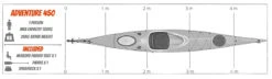 Cambridge Kayak Adventure 450 Sit Inside Touring Kayak 450cm X 55cm X 38cm -Nomad Kayaks k6e5006900b2ae25364c53cde5cf48135