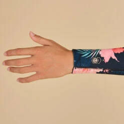 GIRL'S SURFING WETSUIT 500 4/3 MM BLACK RED -Nomad Kayaks k715ecb0a6bd1b211d42dec90ee6bbe29