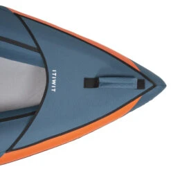 NEW 100 1 PERSON TOURING INFLATABLE KAYAK - BLUE / ORANGE (DOPE-DYED) -Nomad Kayaks k72270645ae377b4b5a5604d2700d1f88