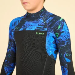 BOY'S SURFING WETSUIT 500 4/3 MM VORTEX BLACK -Nomad Kayaks k7a84809fcaf77a2d7cb8d3fe005a88a8