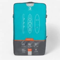 X100 2/3 PERSON Drop-Stitch Floor TOURING INFLATABLE KAYAK - TURQUOISE -Nomad Kayaks k88bce4a8b61863cc8b9e564b3876557b