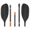 ADJUSTABLE 5-PIECE CARBON SPLIT KAYAK/PACKRAFT PADDLE 190
