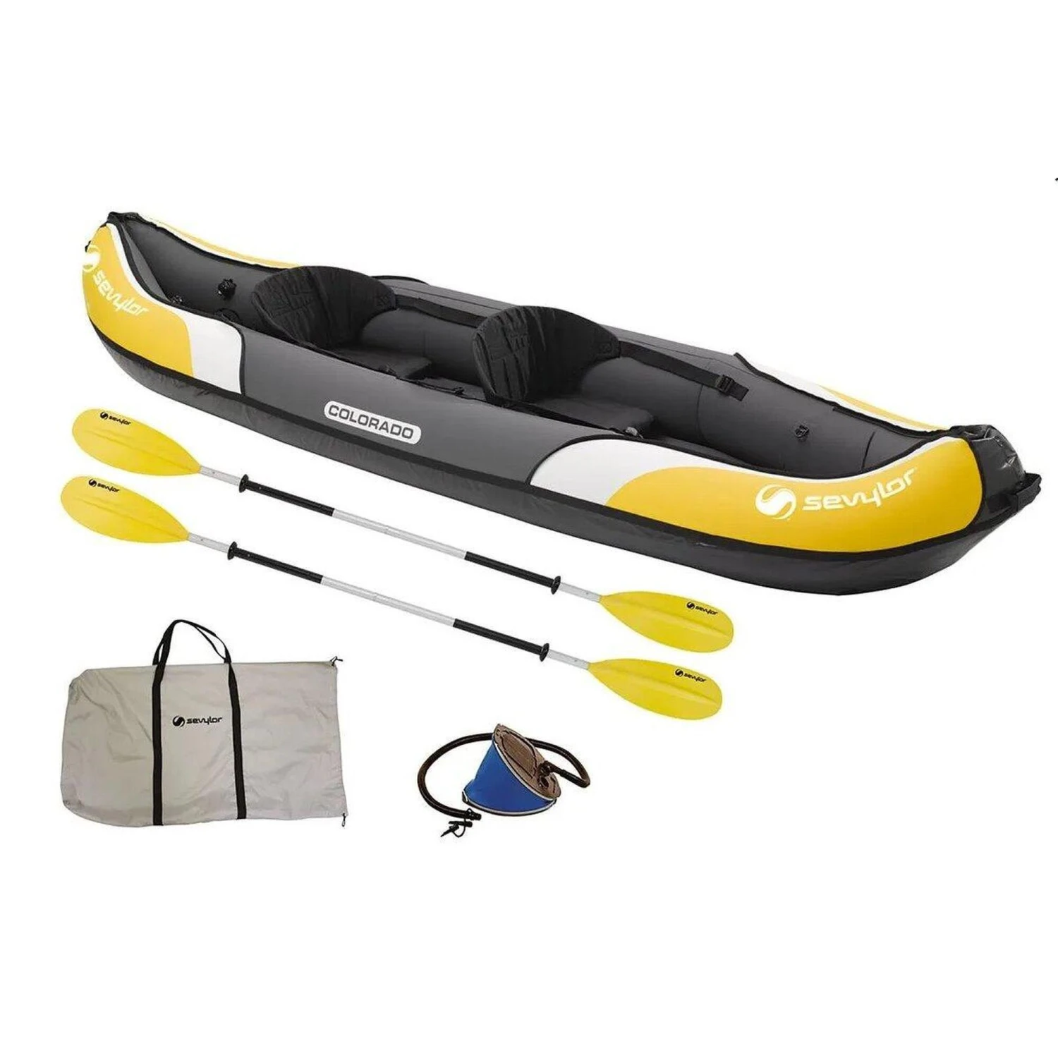 Sevylor Colorado Kit With 2 Paddles And Pump 1 Sevylor Colorado Kit With 2 Paddles And Pump