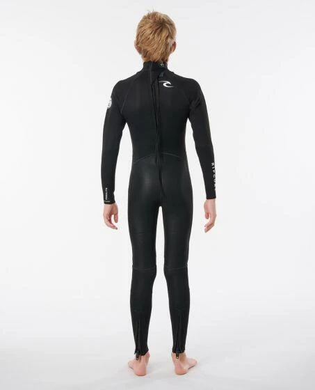 Rip Curl 4/3 Junior Freelite Back Zip Wetsuit Steamer 4 Rip Curl 4/3 Junior Freelite Back Zip Wetsuit Steamer - Image 4