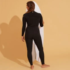 WOMEN'S NEOPRENE SURF WETSUIT 900 3/2 BLACK CHEST ZIP CLOSURE -Nomad Kayaks k9efc4b88806e4fb9047710f56b53fb44