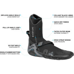 Xcel 5mm Drylock Round Toe Wetsuit Boots -Nomad Kayaks ka1244f678c716686305016f94b1dbb2b