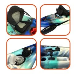 Cambridge Kayaks Zander Single Sit On Top Kayak 280cm X 82cm X 36cm -Nomad Kayaks kac1363fe5a34c46bb35abc616002f223