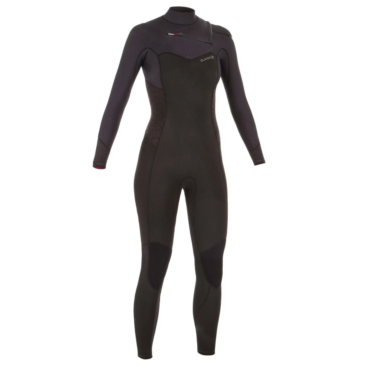WOMEN'S NEOPRENE SURF WETSUIT OLAIAN 4/3 MM FRONT ZIP 2 WOMEN'S NEOPRENE SURF WETSUIT OLAIAN 4/3 MM FRONT ZIP - Image 2