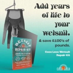 Coco Loco Wetsuit Repair Kit, Easy Iron On Patch For All Wetsuits & Drysuit -Nomad Kayaks kc72300d7db111cb7e97a87733f23691c