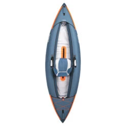 NEW 100 1 PERSON TOURING INFLATABLE KAYAK - BLUE / ORANGE (DOPE-DYED) -Nomad Kayaks kec34505541a3dd6f50755bc43a022609