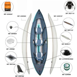 NEW 100 2/3 PERSON TOURING INFLATABLE KAYAK -Nomad Kayaks kf2c2e15f08122798a8c00ef96d0115fe
