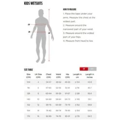 JOBE Boston 3/2mm Kids Wetsuit - Red -Nomad Kayaks kf44577a2ed56739f2dc0602835bcac65