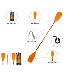 KAYAK/PACKRAFT PADDLE SYMMETRICAL ADJUSTABLE 4 -Nomad Kayaks kfc07b78de2b9c3b729f9227233cb526c